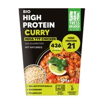 veg. Bio High Protein Curry Typ India Chicken mit Naturreis - Produktbild