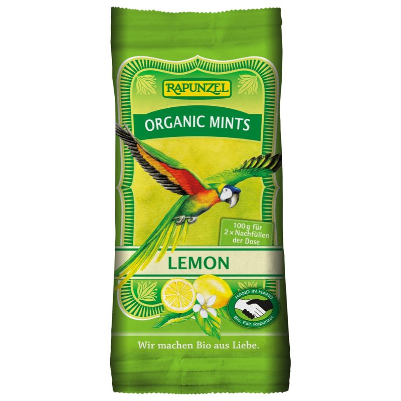 Rapunzel Organic Mints Lemon HIH Nachfüllbeutel - Produktbild