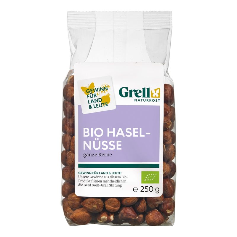 Grell Naturkost Haselnüsse ganze Kerne - Produktbild