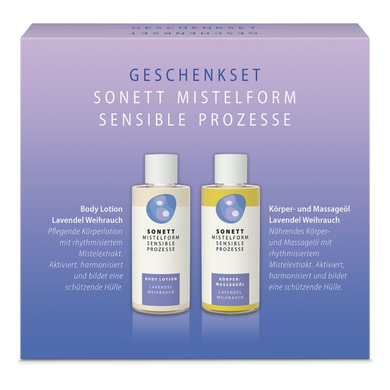 SONETT MISTELFORM. SENSIBLE PROZESSE Mistelform Geschenkset Lavendel-Weihrauch - Produktbild