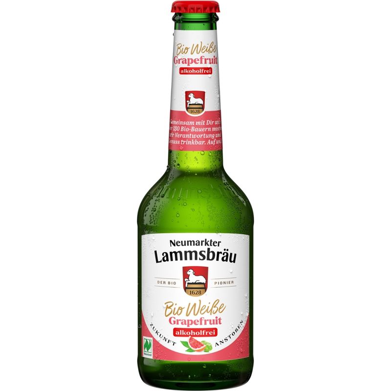 Neumarkter Lammsbräu Neumarkter Lammsbräu Bio Weiße Grapefruit alkoholfrei 0,33l - Produktbild