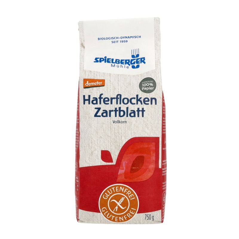 Spielberger Mühle Haferflocken Zartblatt, glutenfrei, demeter - Produktbild