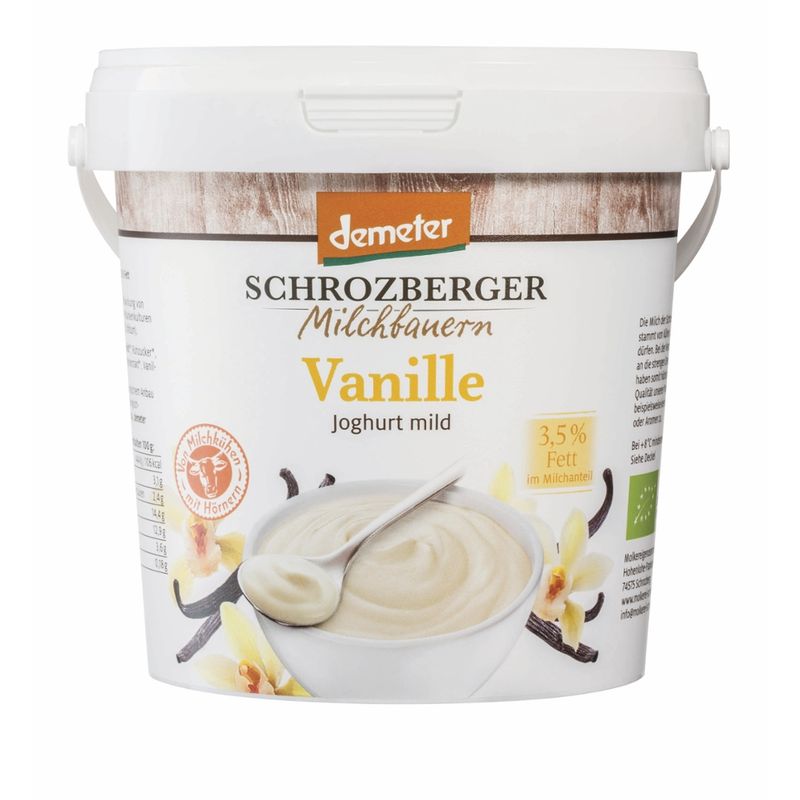 Schrozberger Milchbauern Joghurt mild Vanille - Produktbild