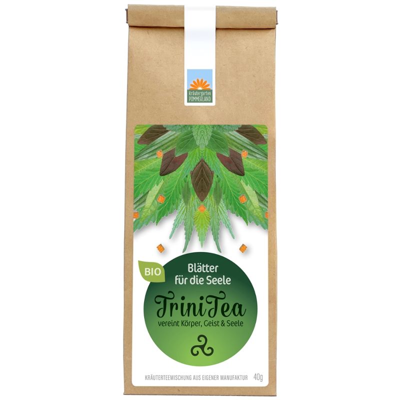 Kräutergarten Pommerland TriniTea - Bio Blatttee in der Papiertüte - Produktbild