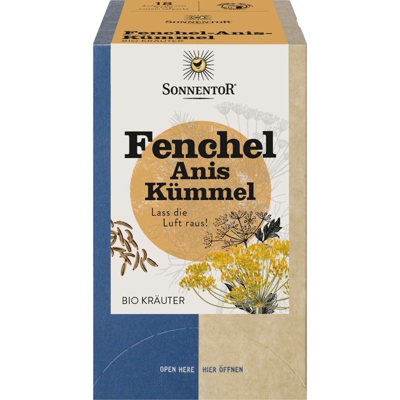 Sonnentor Fenchel-Anis-Kümmel, Doppelkammerbeutel - Produktbild