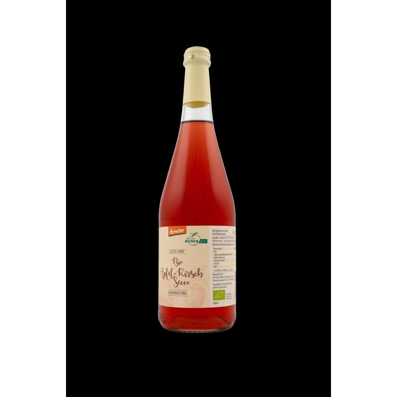 Bio Obst Münch Bio Apfel-Kirsch Secco alkoholfrei "Demeter" aus biologisch-dynamischen Anbau - Produktbild