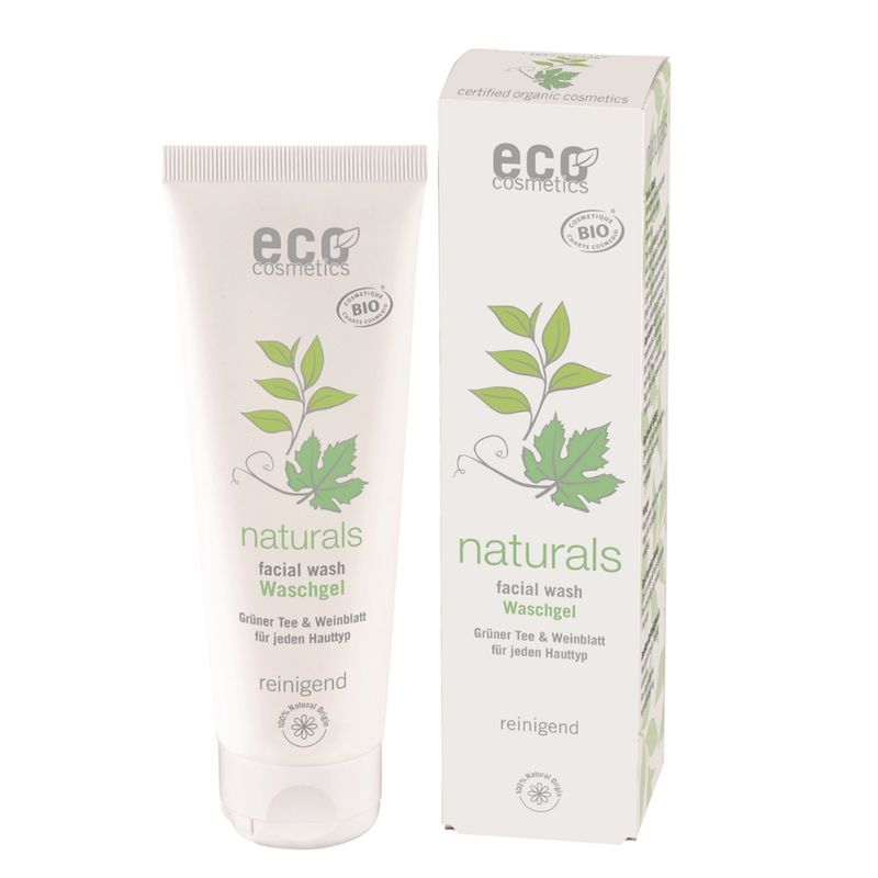 eco cosmetics Waschgel mit grünem Tee und Weinblatt - Produktbild