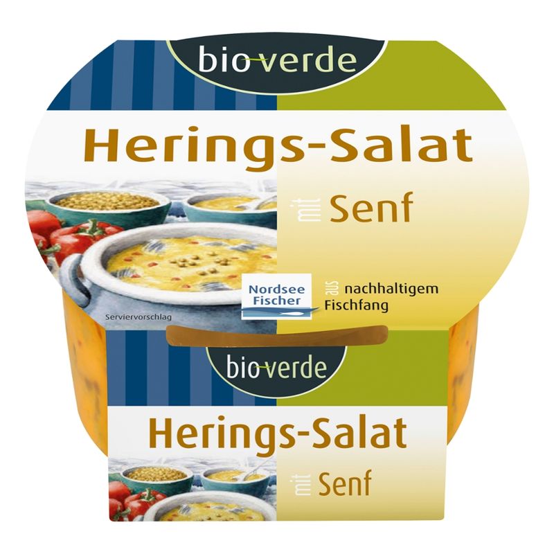 bio-verde Herings-Salat in Senf-Marinade 150 g - Produktbild