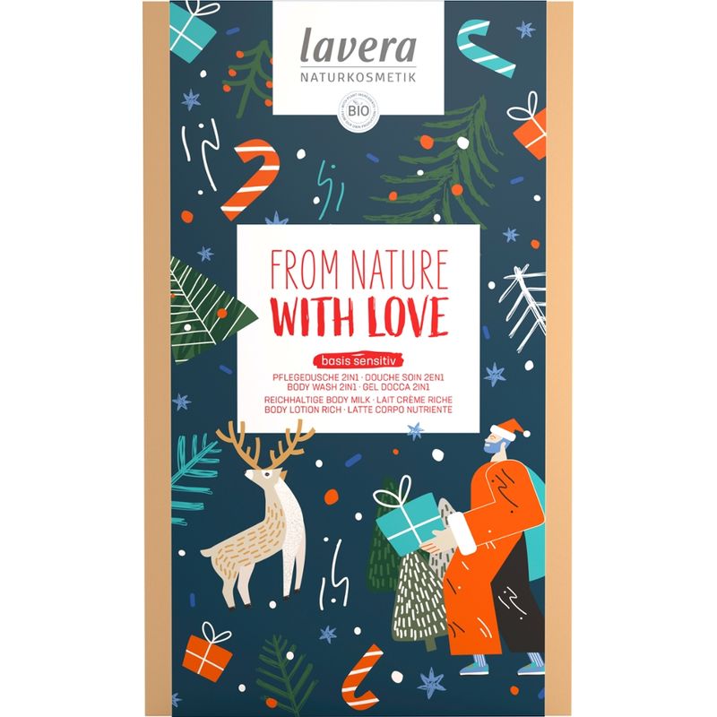 lavera Geschenkset Winter groß 24 Bodylotion & Pflegedusche - Produktbild