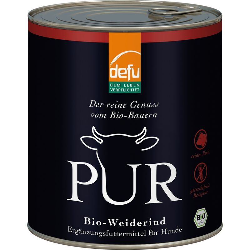defu - Das Tierfutter vom Bio-Bauern PUR Bio-Weiderind - Produktbild