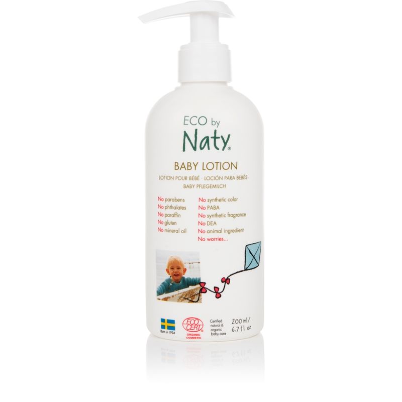 Naty Eco by Naty Baby Lotion mit organischen Ölen und Aloe Vera 200 ml - Produktbild