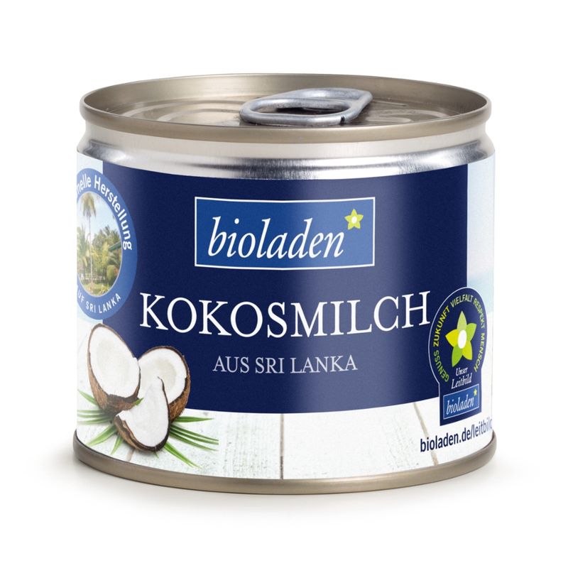 bioladen Kokosmilch mit 60 % Kokosnussanteil - Produktbild