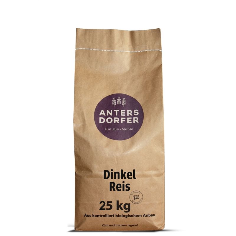 Antersdorfer - Die Bio-Mühle Bio Dinkel Reis (geschliffenes Dinkelkorn) - Produktbild