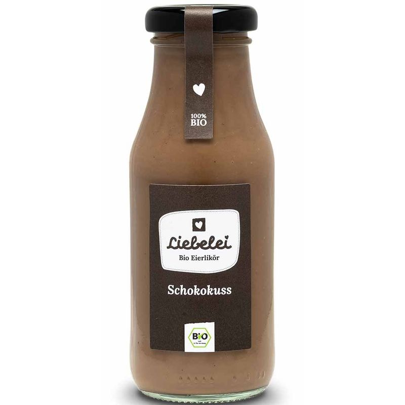Liebelei Liköre  Liebelei Bio Eierlikör Schokokuss - 0,2 L - Produktbild