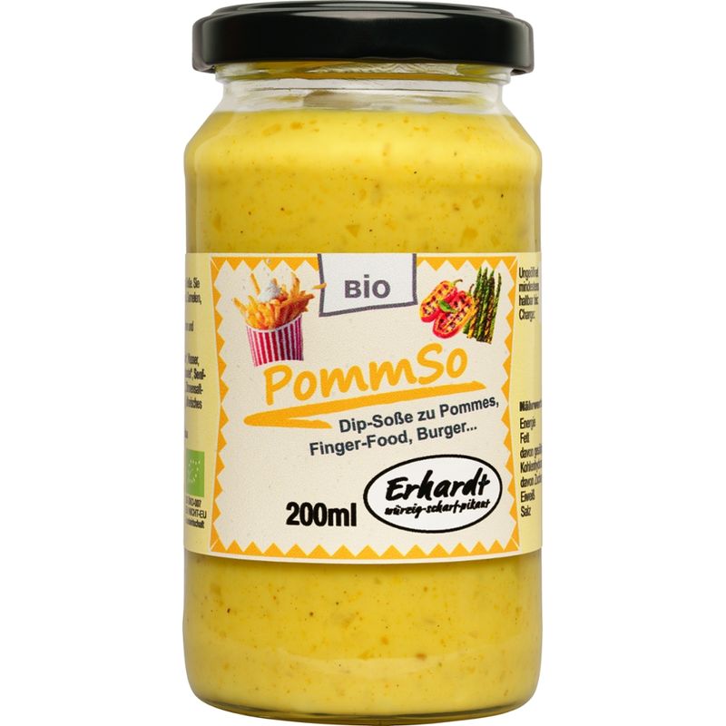 Erhardt würzig • scharf • pikant Bio PommSo für alles frittierte und gebratene - Produktbild