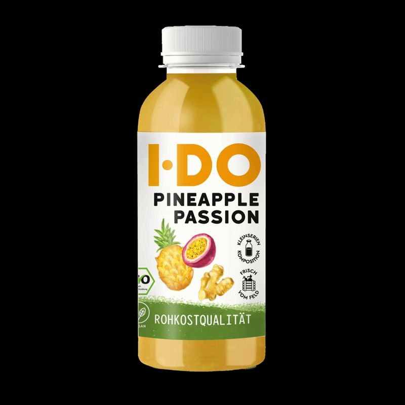 I·DO BIO Bio Pineapple Passion - Kaltgepresster Rohkostsaft - Produktbild