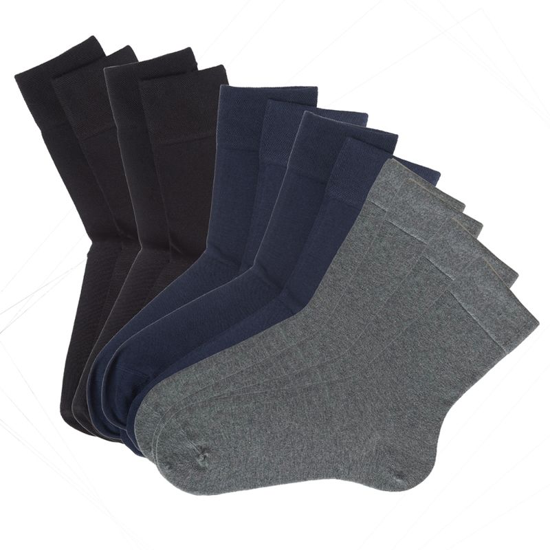 LIVING CRAFTS Socken, 6er-Pack, black/navy/grey, 39/40 - Produktbild
