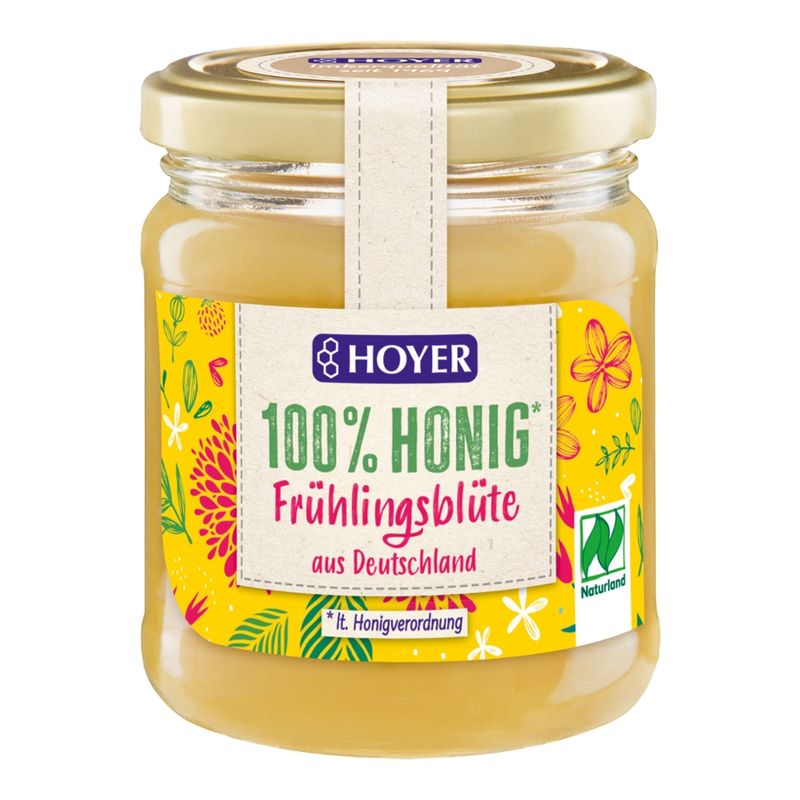 HOYER Frühlingsblütenhonig NATURLAND - Produktbild