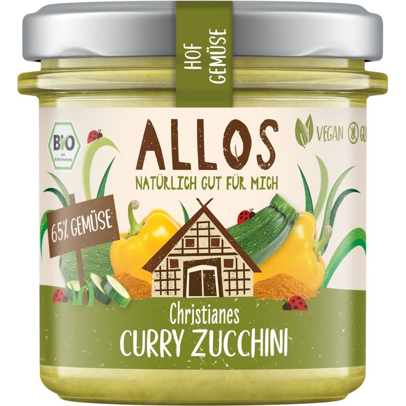 Allos Hof Gemüse Christianes Curry Zucchini - Produktbild