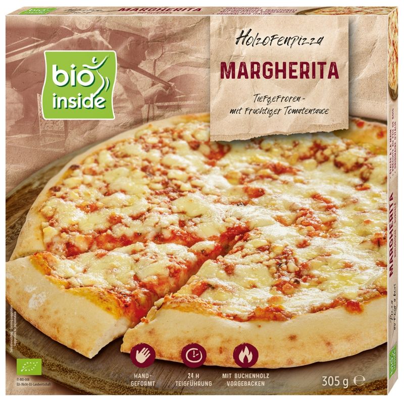 bio inside Holzofenpizza Margherita - Produktbild