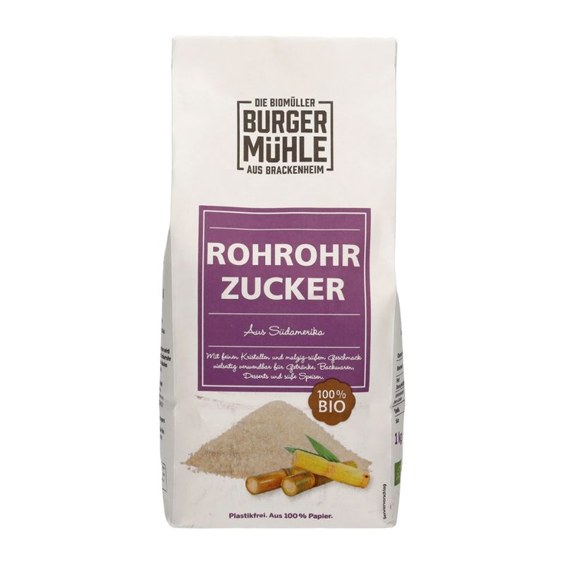 Burgermühle Roh-Rohrzucker - Produktbild