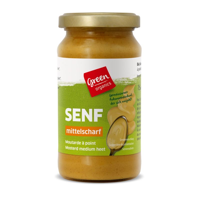 greenorganics Senf mittelscharf - Produktbild