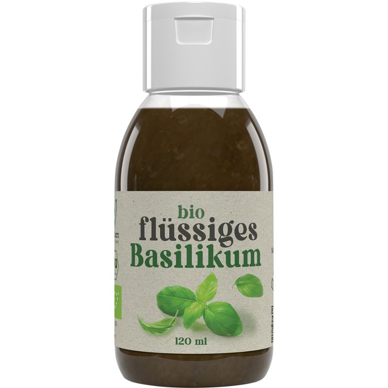 Northern Greens Northern Greens Bio Flüssiger Basilikum 120 ml, die neue Art Dein Essen zu würzen - Produktbild