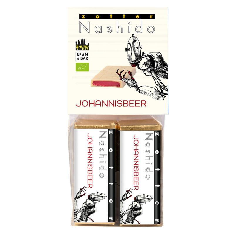 Zotter Schokolade Nashido Johannisbeer - Produktbild