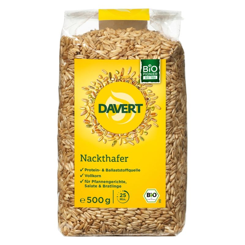Davert Nackthafer 500g - Produktbild