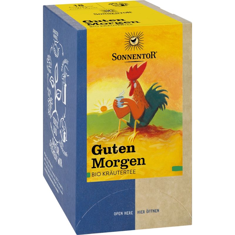 Sonnentor Guten Morgen Kräutertee, Doppelkammerbeutel - Produktbild