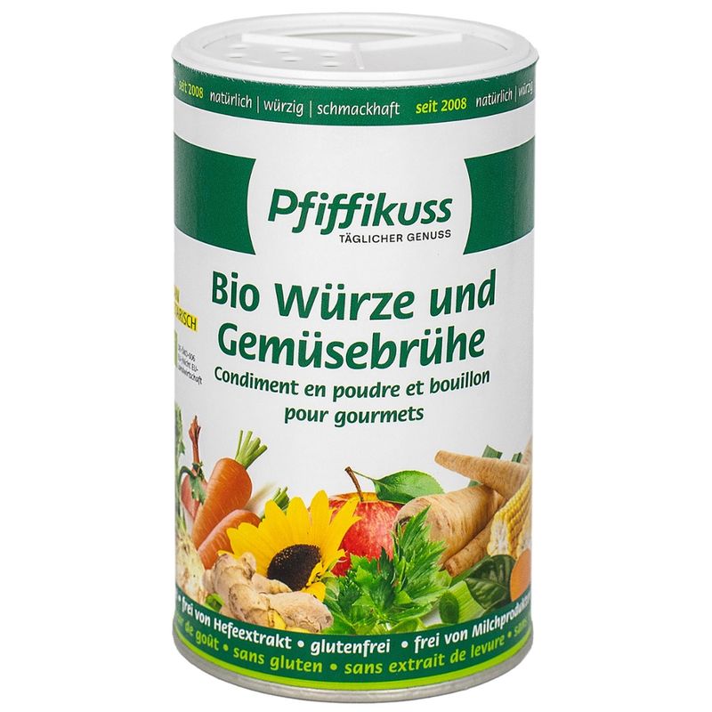 Pfiffikuss Gutes von der Reichenau Bio Würze und Gemüsebrühe 250g Dose - Produktbild