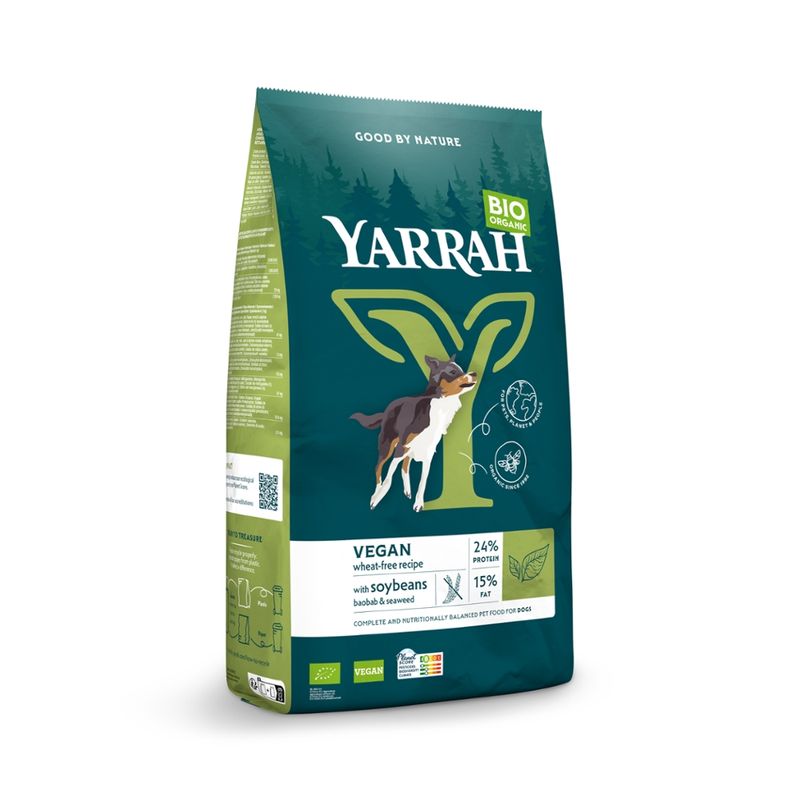 Yarrah Organic Petfood Yarrah Bio Hund Trockenfutter Erwachsene weizenfrei Vegan - Produktbild