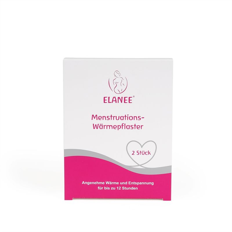ELANEE ELANEE Menstruations-Wärmepflaster, 2 Stück, Für angenehme Wärme und Entspannung während der Menstruation - Produktbild