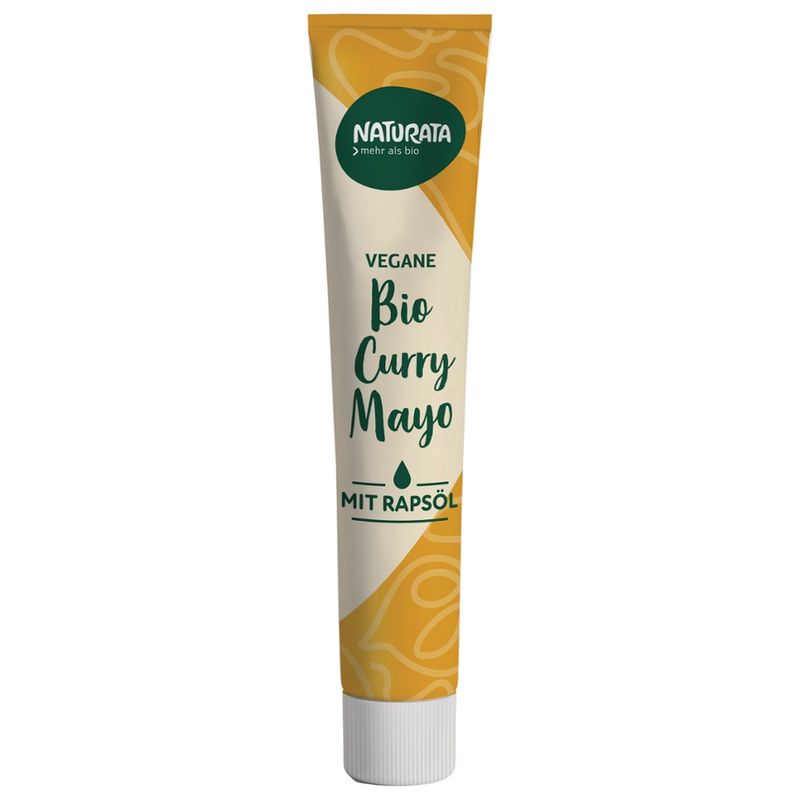 NATURATA Vegane Curry Mayo mit Rapsöl in der Tube - Produktbild