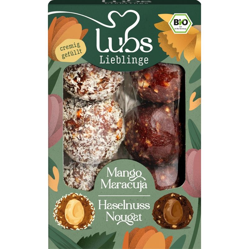 Lubs Lieblinge Großpackung Mix Haselnuss & Mango, Bio - Produktbild