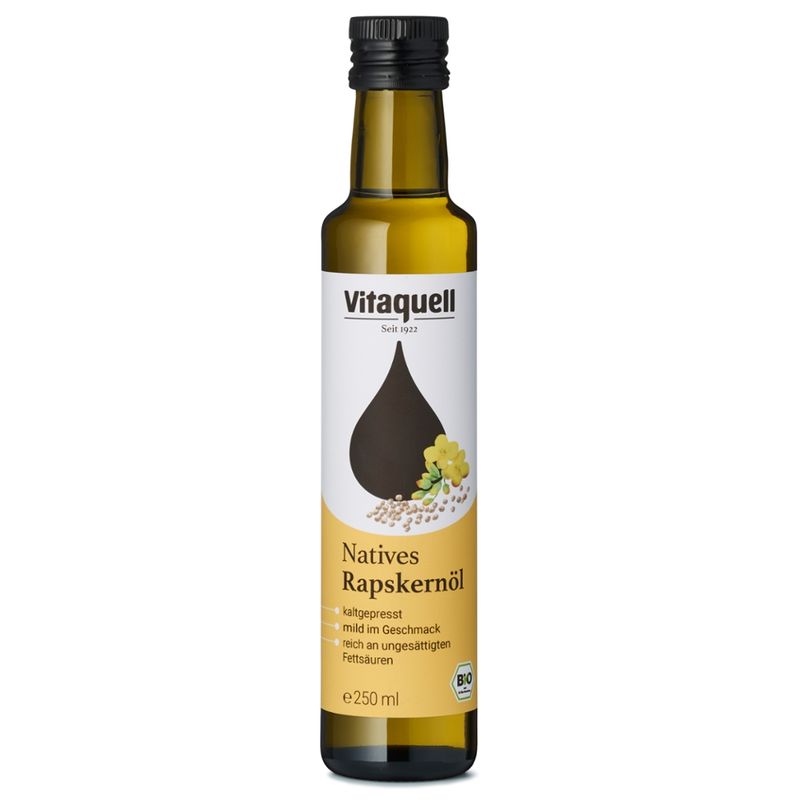 Vitaquell Rapskern-Öl Bio nativ, kaltgepresst - Produktbild