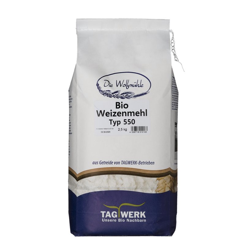 TAGWERK Weizenmehl 550 Wolfmühle - Produktbild