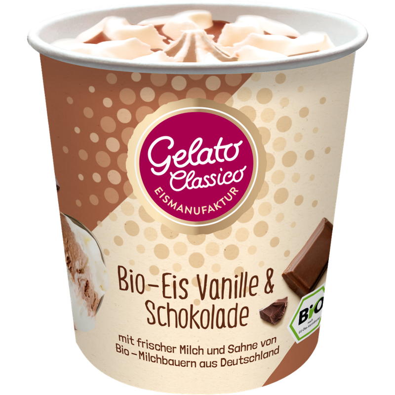 Gelato Classico Eismanufaktur Gelato Classico Bio-Eis Vanille & Schokolade - Produktbild