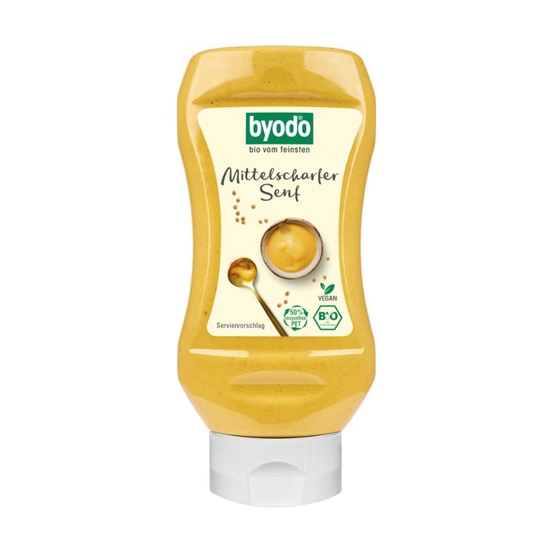 Byodo Byodo Medium Hot Mustard - Produktbild