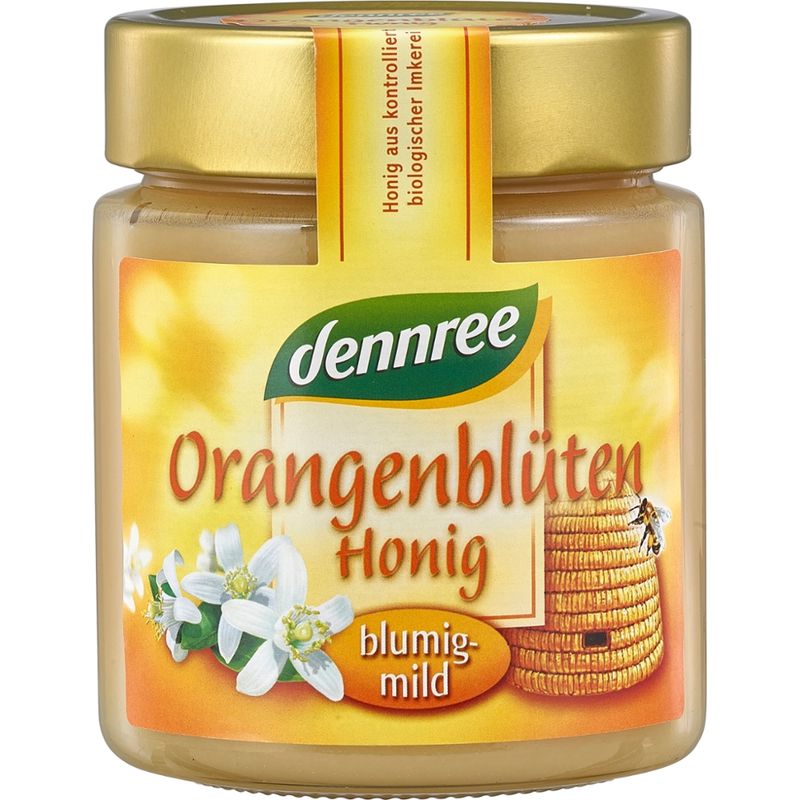 dennree Orangenblütenhonig, blumig-mild - Produktbild