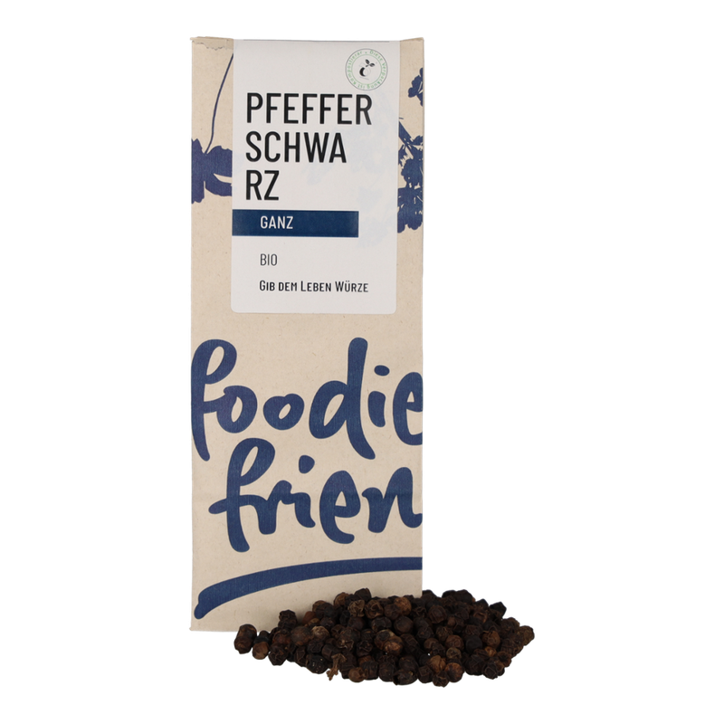 foodie & friends BIO Pfeffer schwarz ganz - Produktbild