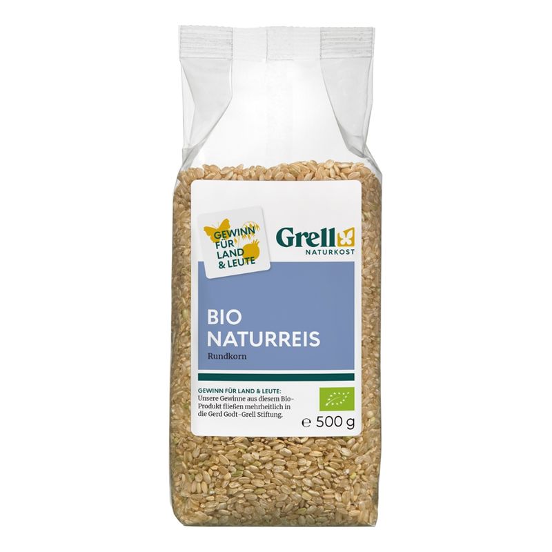 Grell Naturkost Naturreis Rundkorn - Produktbild