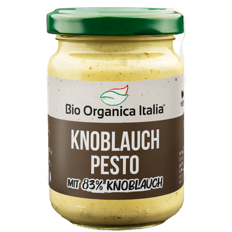 Bio Organica Italia Bio Organica Italia Knoblauch Pesto 140 g - Produktbild