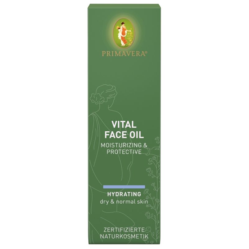 PRIMAVERA Vital Face Oil - Moisturizing & Protective - Produktbild