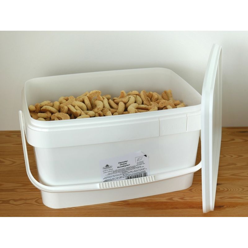 Sommer Demeter Dinkel Nusskipferl unverpackt im Eimer - Produktbild