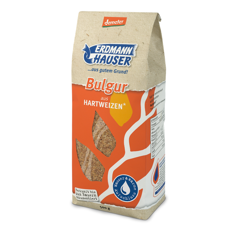 ErdmannHAUSER Getreideprodukte ErdmannHAUSER demeter Bulgur aus Hartweizen - Produktbild