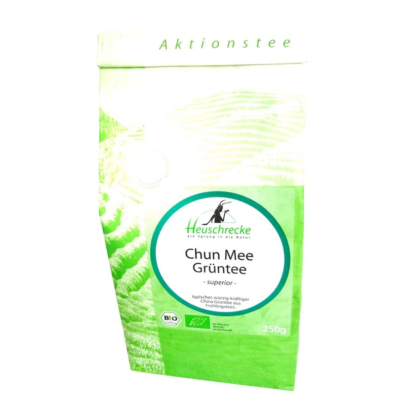 Heuschrecke Chun Mee Grüntee, Aktionstee, kbA - Produktbild