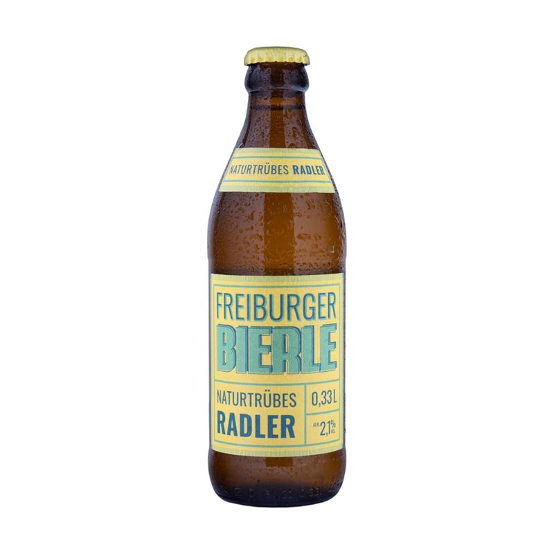 Freiburger Bierle Freiburger Bierle naturtrübes Radler 0,33-BIO - Produktbild