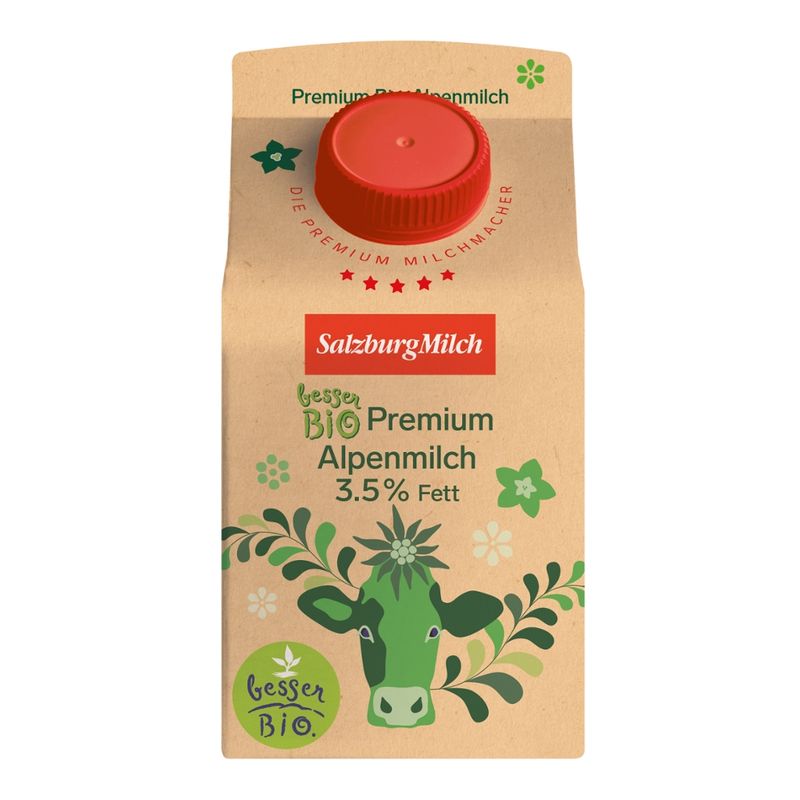 SalzburgMilch SalzburgMilch Bio Premium Vollmilch ESL 3,5% 500ml - Produktbild