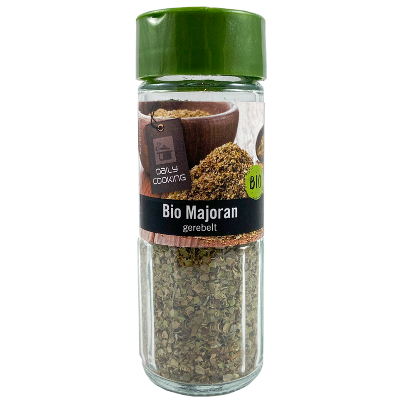 Daily Cooking Bio Majoran gerebelt 10gGl. DE-ÖKO-005 - Produktbild